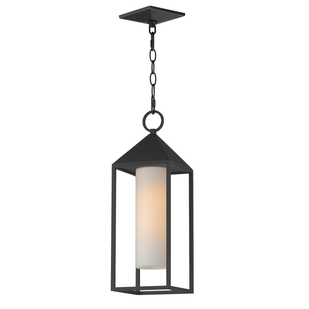 Maxim - 30079SWBK - One Light Outdoor Pendant - Aldous - Black