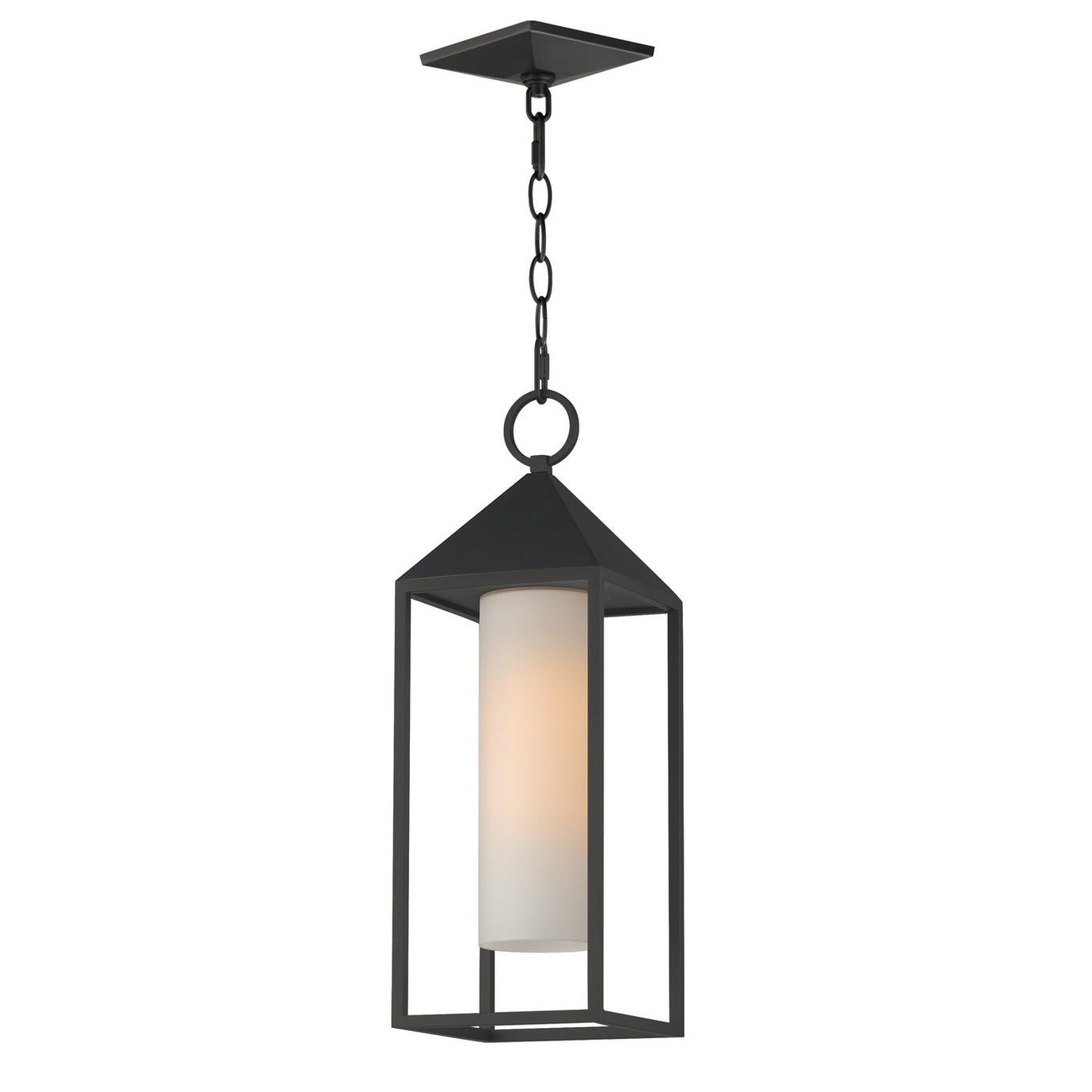 Maxim - 30079SWBK - One Light Outdoor Pendant - Aldous - Black