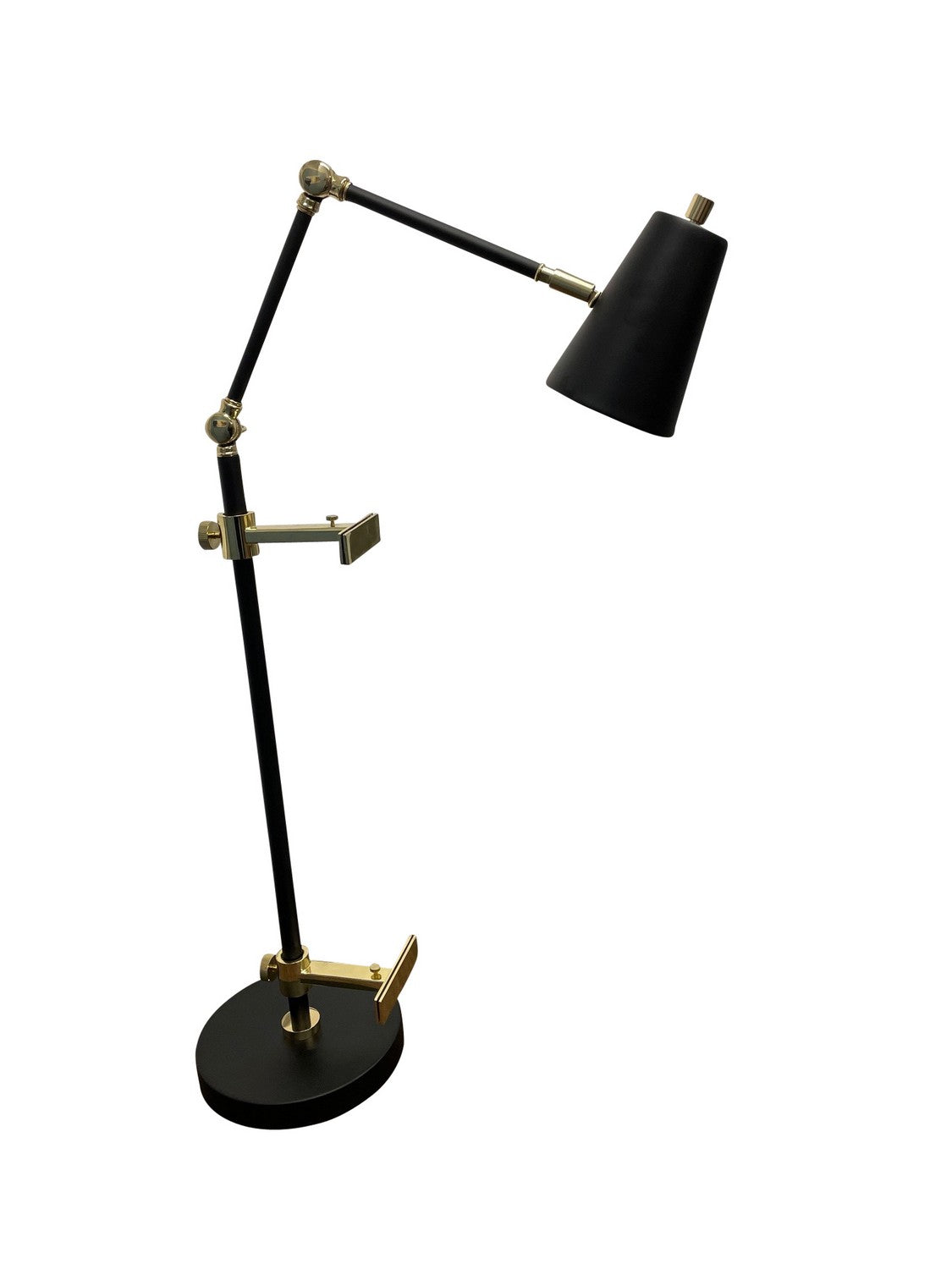 House of Troy - RN351-BLKPB - LED Task Lamp - River North - Black/Polished Brass