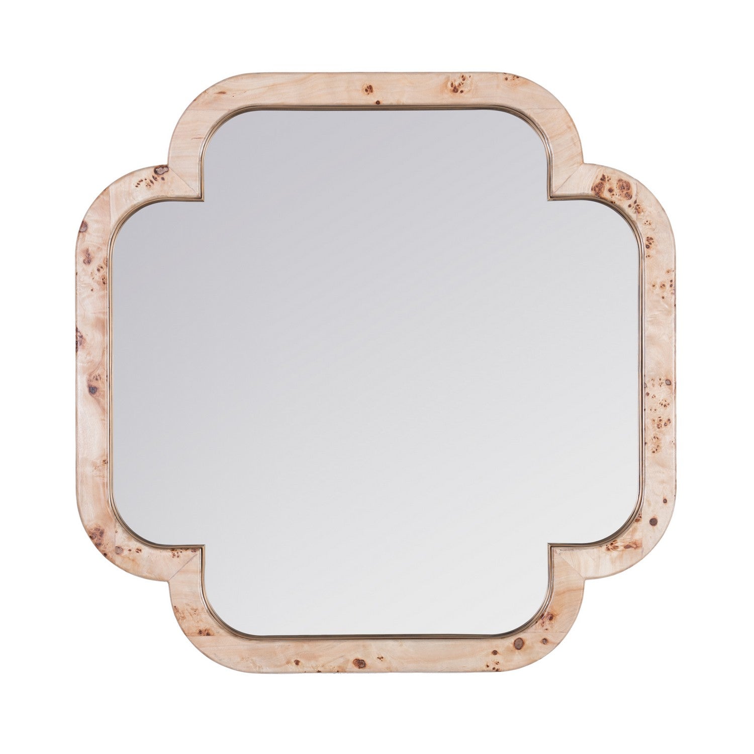 Varaluz - 455MI50B - Wall Mirror - Swiss - Poplar Burl/Weathered Brass