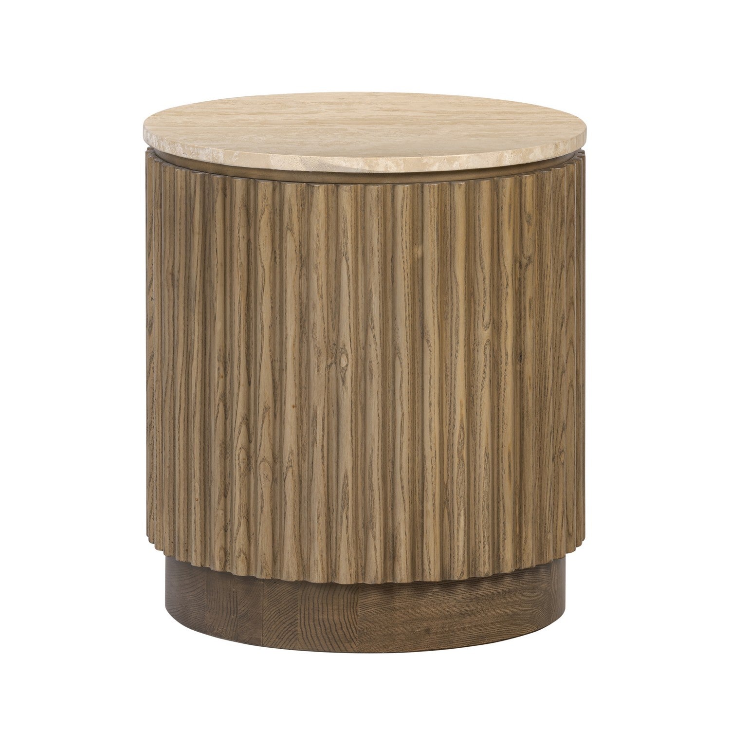 Varaluz - 511TA18A - Side Table - Donovan - Harvest Oak/Mushroom Oak