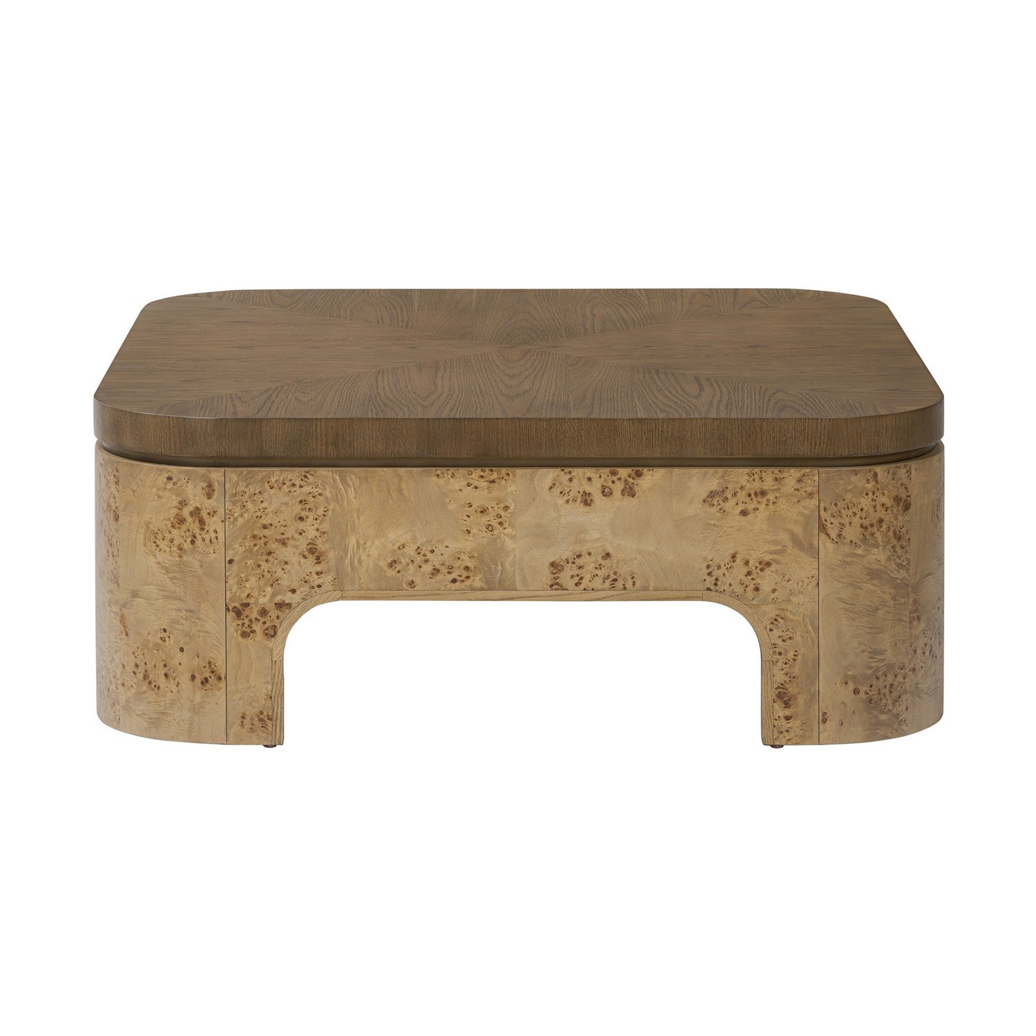 Varaluz - 514TA44A - Coffee Table - McKinney - Mushroom Oak/Mappa Burl