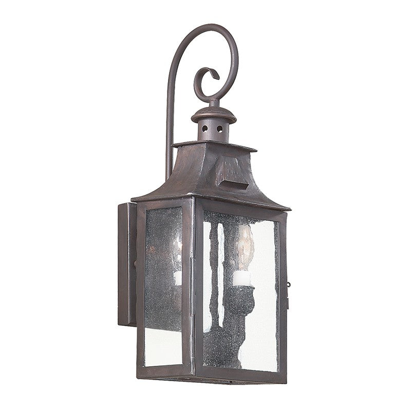 Troy Lighting - B9001-SFB - Two Light Wall Lantern - Newton - Soft Off Black