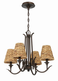 Craftmade - 58324 - Kokomo Four Light Chandelier in Mulltiple Finishes - Kokomo