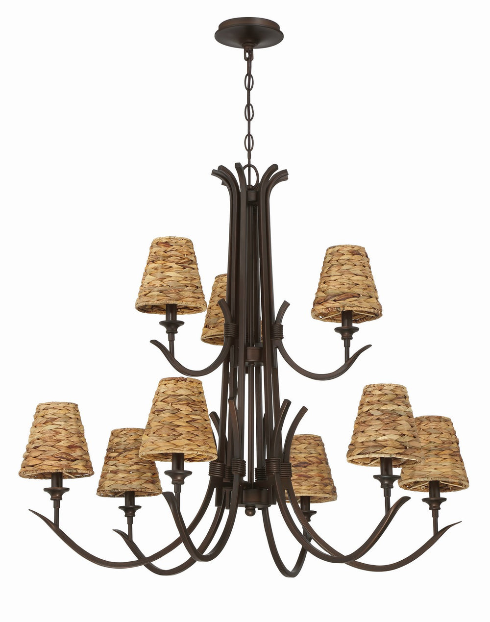 Craftmade - 58329 - Kokomo Nine Light Chandelier in Mulltiple Finishes - Kokomo