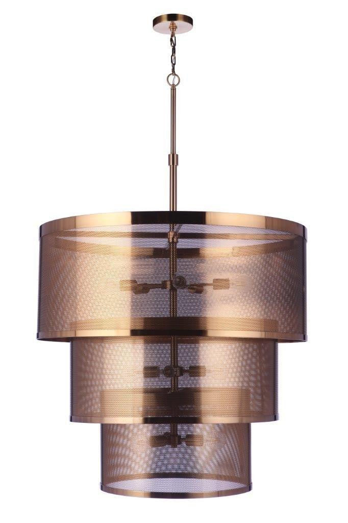 Craftmade - 58992 - Mesh 12 Light Pendant in Mulltiple Finishes - Mesh