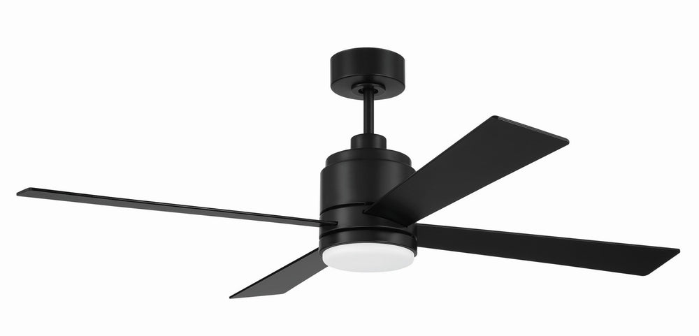 Craftmade - MCY52FB4 - McCoy 52 4 Blade with Pull Chains 52"Ceiling Fan in Flat Black w/Flat Black Blades Finish - McCoy 52 4 Blade