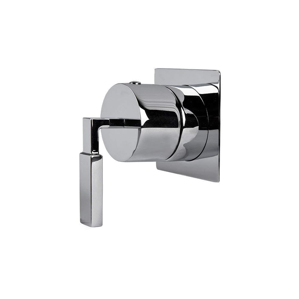 TRIM ONLY - 3-Way diverter valve GPM 10 (43.5 PSI) with square back plate and lever handle - Maison&Co.