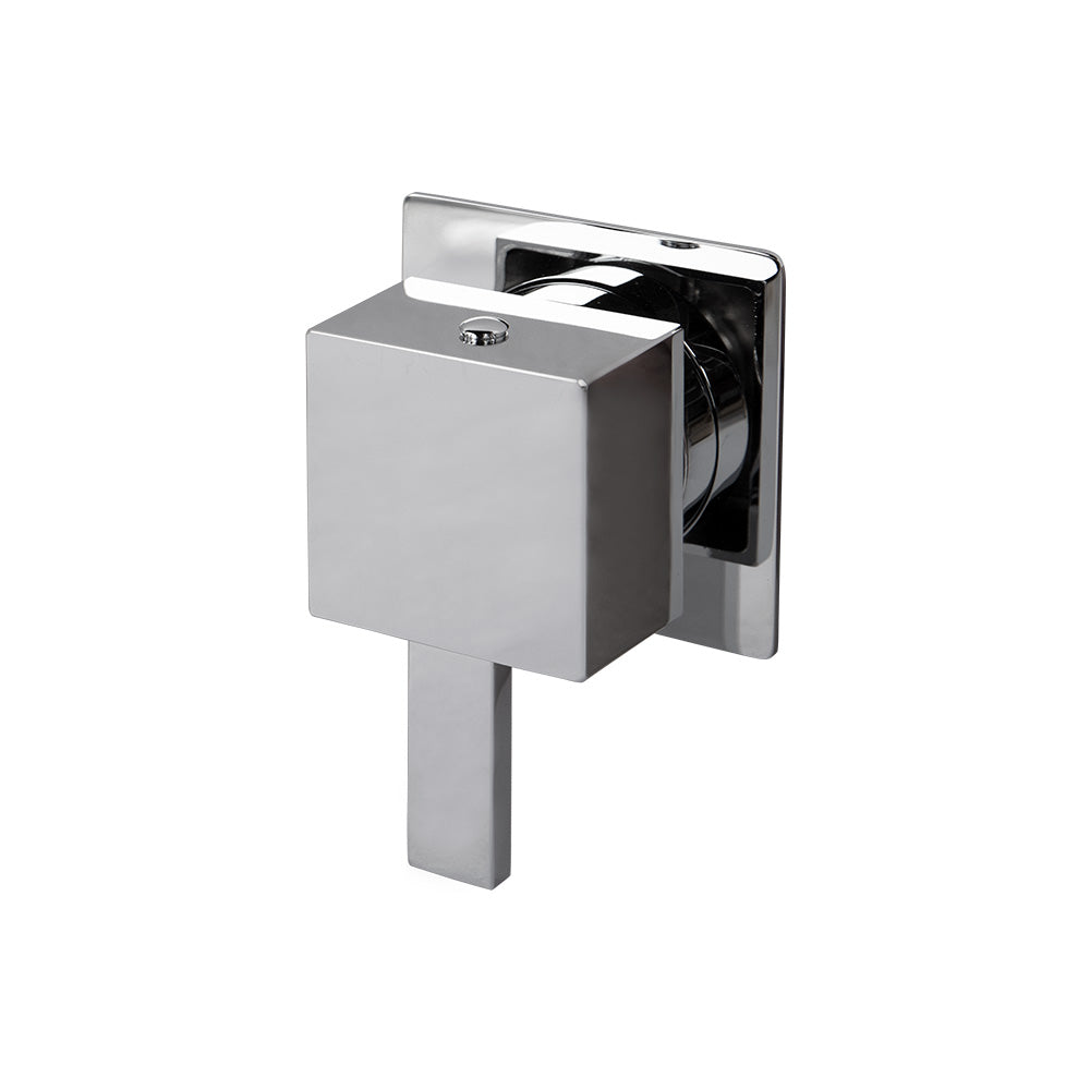 TRIM ONLY - 2-Way diverter valve GPM 10 (43.5 PSI) with square back plate and square handle - Maison&Co.