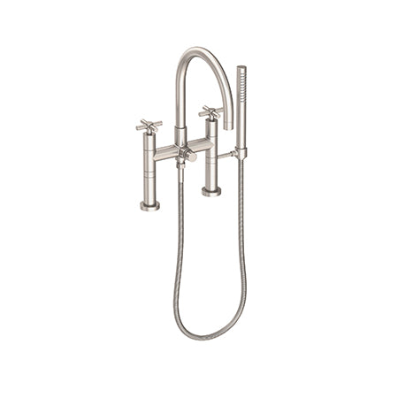 Exposed Tub & Hand Shower Set - Deck Mount in Multiple Finishes