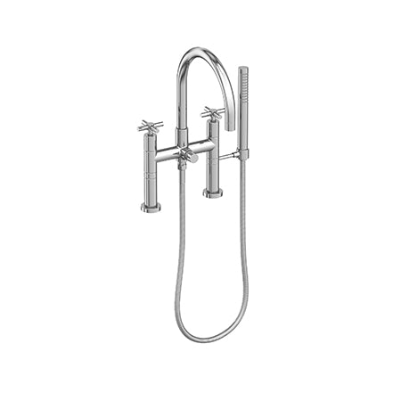 Exposed Tub & Hand Shower Set - Deck Mount in Multiple Finishes