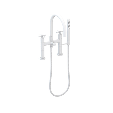 Exposed Tub & Hand Shower Set - Deck Mount in Multiple Finishes