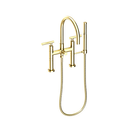 Exposed Tub & Hand Shower Set - Deck Mount in Multiple Finishes