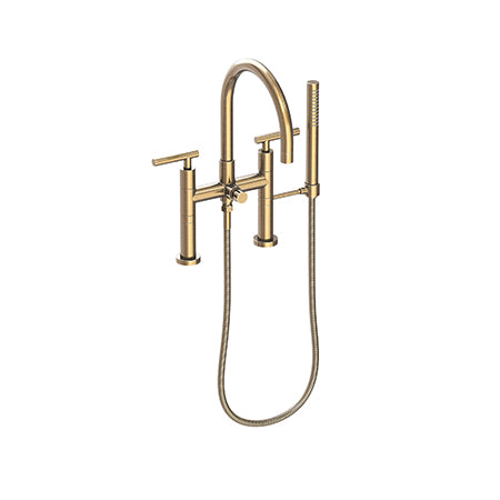 Exposed Tub & Hand Shower Set - Deck Mount in Multiple Finishes