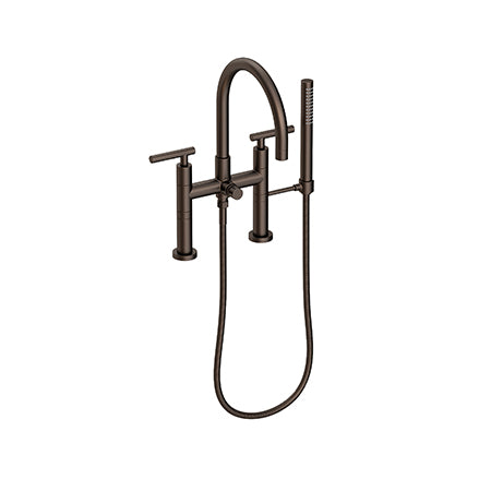 Exposed Tub & Hand Shower Set - Deck Mount in Multiple Finishes