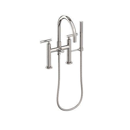 Exposed Tub & Hand Shower Set - Deck Mount in Multiple Finishes