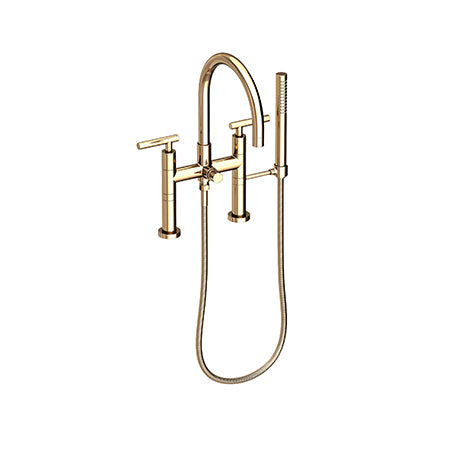 Exposed Tub & Hand Shower Set - Deck Mount in Multiple Finishes