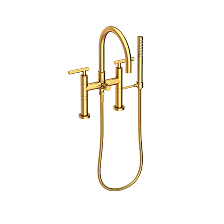 Exposed Tub & Hand Shower Set - Deck Mount in Multiple Finishes