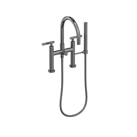 Exposed Tub & Hand Shower Set - Deck Mount in Multiple Finishes