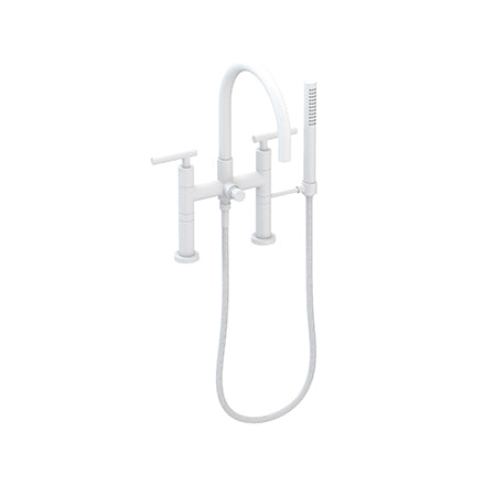 Exposed Tub & Hand Shower Set - Deck Mount in Multiple Finishes