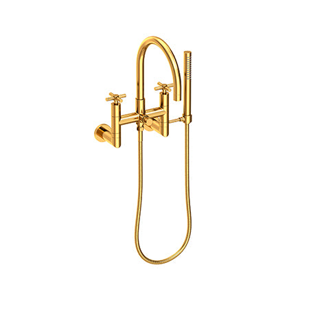 Exposed Tub & Hand Shower Set - Wall Mount in Multiple Finishes