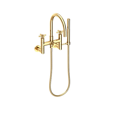 Exposed Tub & Hand Shower Set - Wall Mount in Multiple Finishes