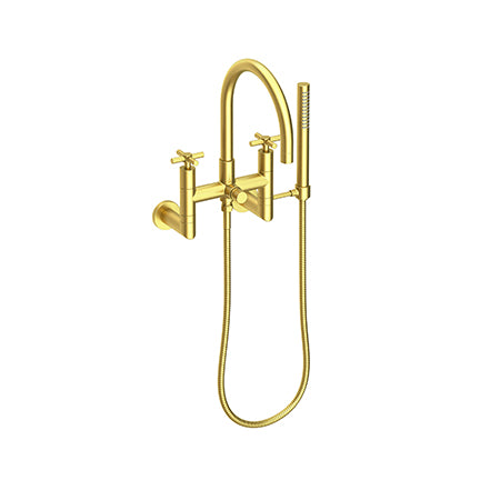 Exposed Tub & Hand Shower Set - Wall Mount in Multiple Finishes