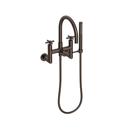 Exposed Tub & Hand Shower Set - Wall Mount in Multiple Finishes