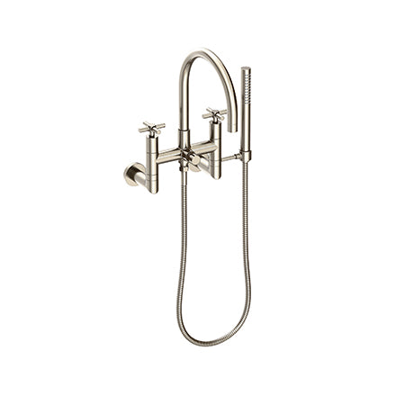 Exposed Tub & Hand Shower Set - Wall Mount in Multiple Finishes