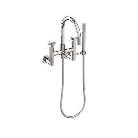 Exposed Tub & Hand Shower Set - Wall Mount in Multiple Finishes