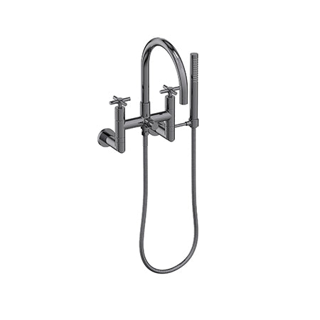 Exposed Tub & Hand Shower Set - Wall Mount in Multiple Finishes