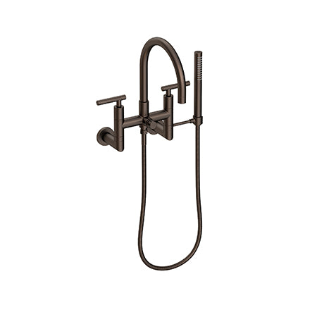 Exposed Tub & Hand Shower Set - Wall Mount in Multiple Finishes