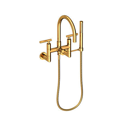 Exposed Tub & Hand Shower Set - Wall Mount in Multiple Finishes