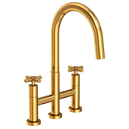 Kitchen Bridge Pull-Down Faucet in Multiple Finishes