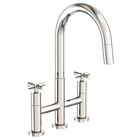 Kitchen Bridge Pull-Down Faucet in Multiple Finishes