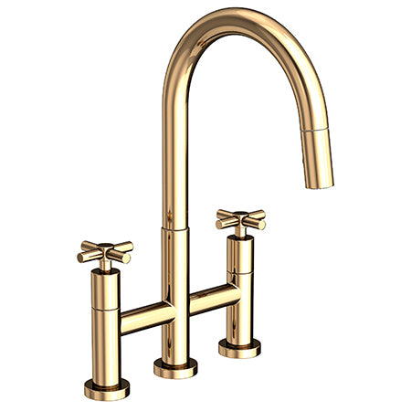 Kitchen Bridge Pull-Down Faucet in Multiple Finishes