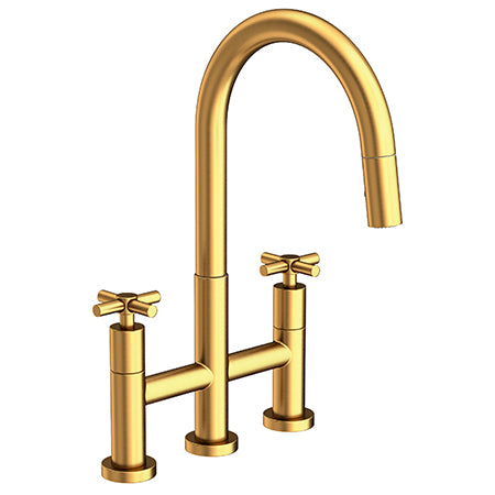 Kitchen Bridge Pull-Down Faucet in Multiple Finishes