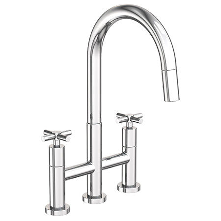 Kitchen Bridge Pull-Down Faucet in Multiple Finishes