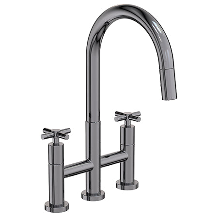 Kitchen Bridge Pull-Down Faucet in Multiple Finishes