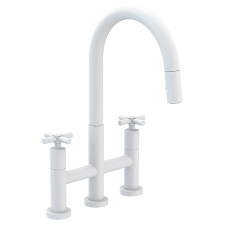 Kitchen Bridge Pull-Down Faucet in Multiple Finishes