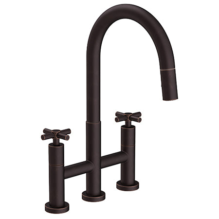 Kitchen Bridge Pull-Down Faucet in Multiple Finishes