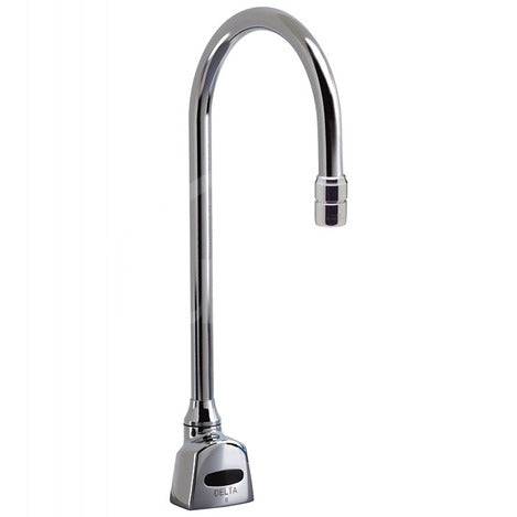 Commercial 1500T Series: Single Hole Hardwire Electronic Basin Faucet with Gooseneck Spout