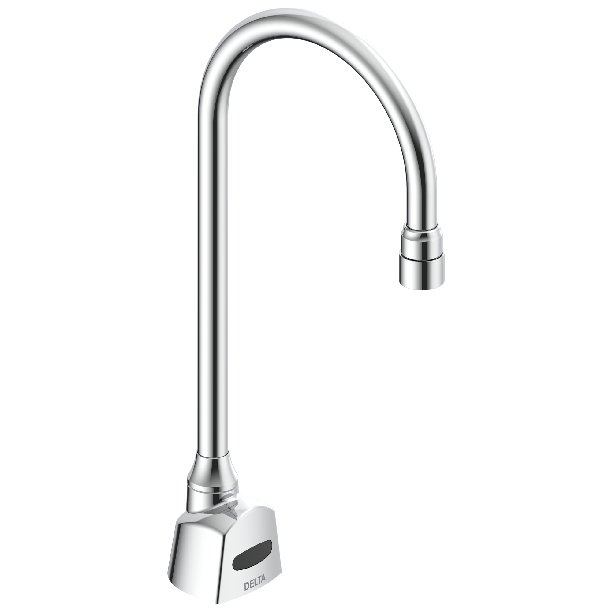 Commercial 1500T Series: Single Hole Hardwire Electronic Basin Faucet with Gooseneck Spout Trim Only