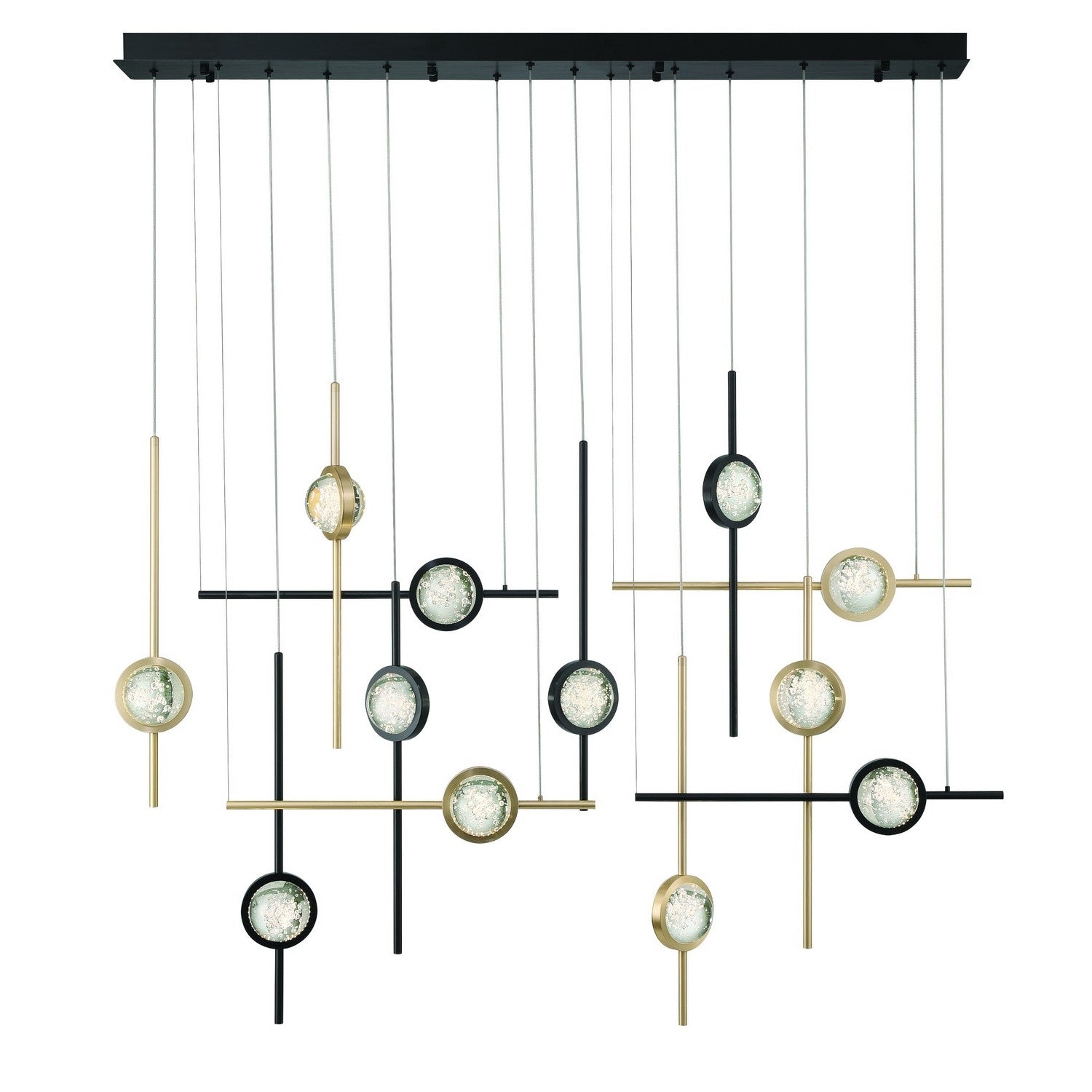 Eurofase - 47256-033 - LED Chandelier - Barletta - Gold-Black