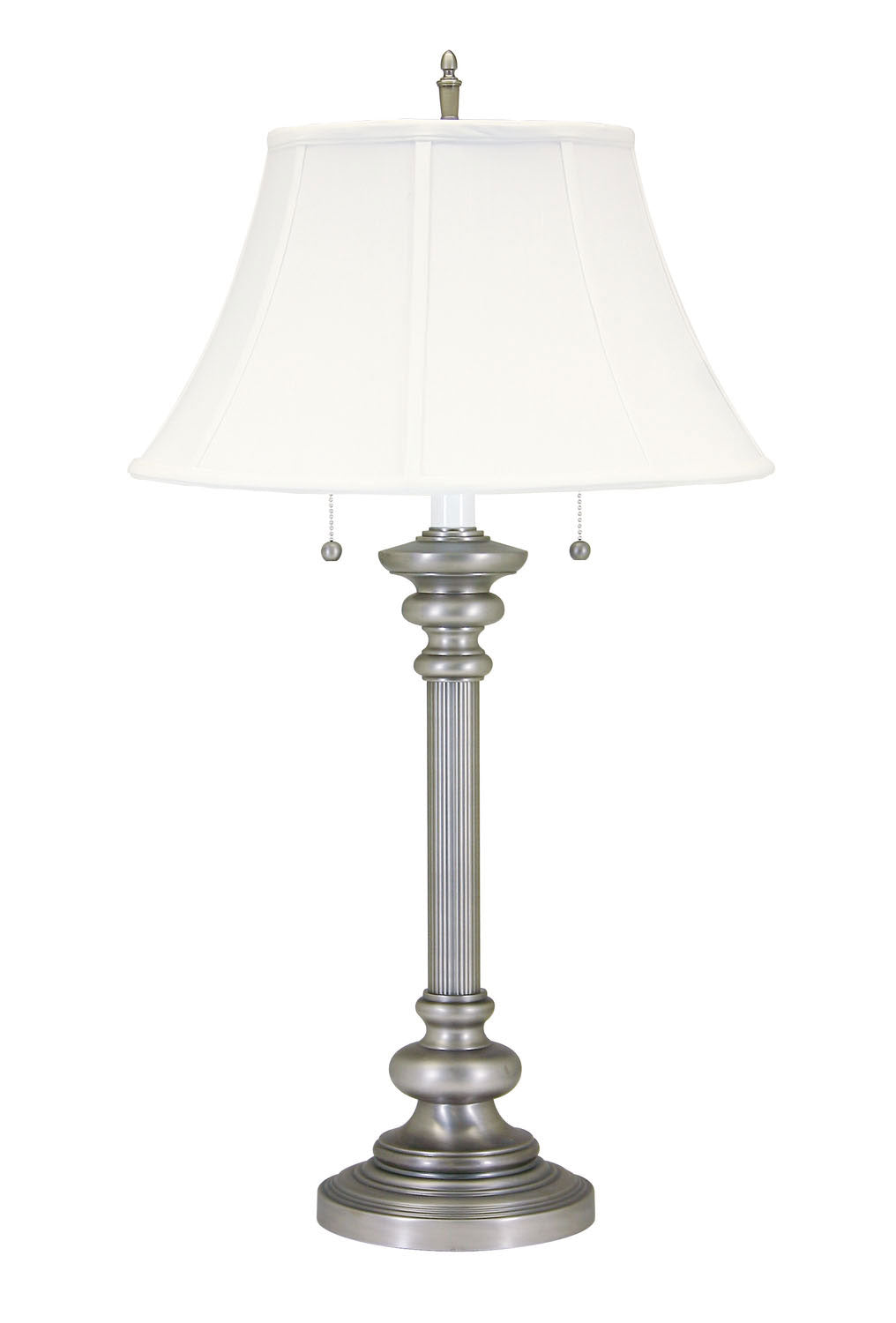 House of Troy - N651-PTR - Two Light Table Lamp - Newport - Pewter