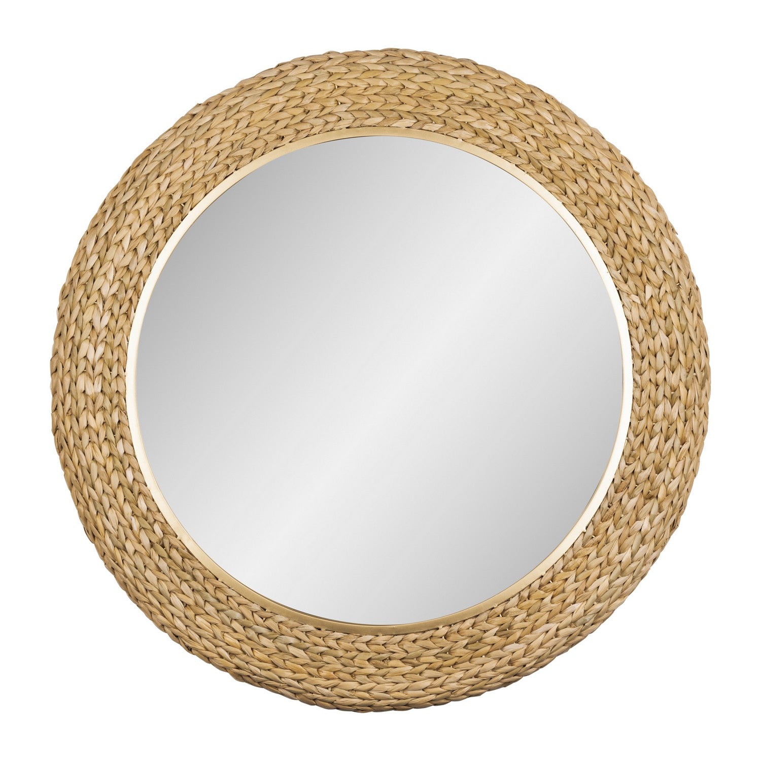 Varaluz - 457MI40FGN - Mirror - Athena - French Gold/Natural Seagrass