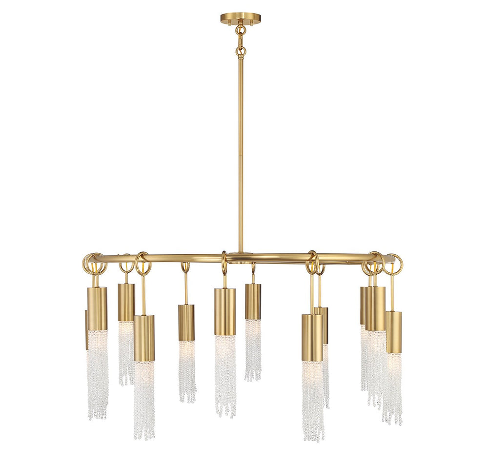 Savoy House - 1-1367-12-322 - 12 Light Chandelier - Chelsea - Warm Brass