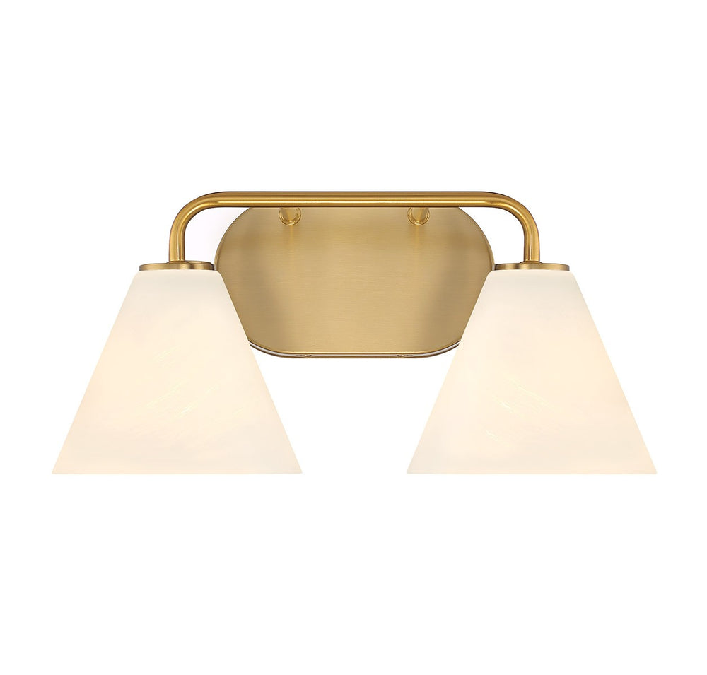 Savoy House - 8-2988-2-322 - Two Light Bathroom Vanity - Blair - Warm Brass