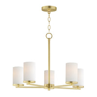 Maxim - 10286SWSBR - Five Light Pendant - Lateral - Satin Brass