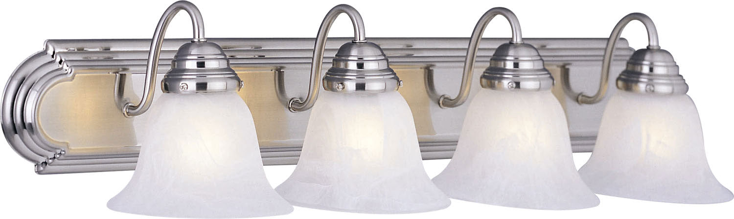 Essentials - 801x Four Light Bath Vanity in Multiple Finishes